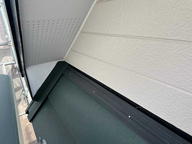 水切り施工完了